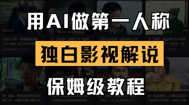 用AI做第一人称独白影视解说，手把手教学，保姆级教程-创客岛