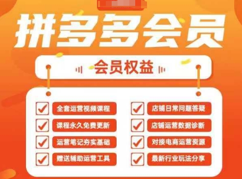 2025拼多多运营实战课,40节全流程教学,覆盖拼多多运营全链路-创客岛